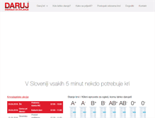 Tablet Screenshot of daruj-kri.si